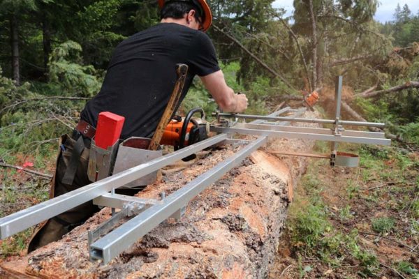 A man using EZ Rails G1080 and G1085