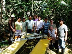 Milling Lumber in Tena, Ecuador