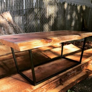 A table handcrafted by Deadwood Designs