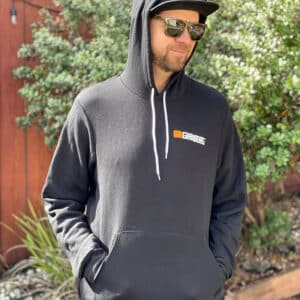 Granberg's Black Hooded Pullover Sweatshirt