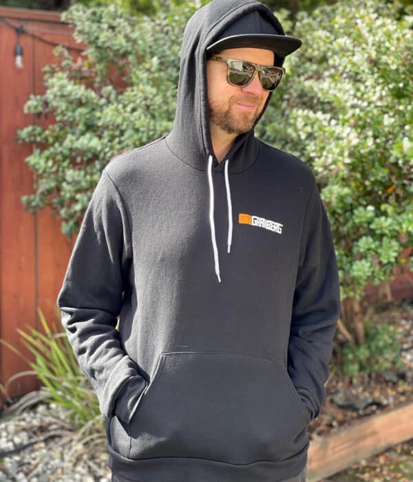 Granberg's Black Hooded Pullover Sweatshirt