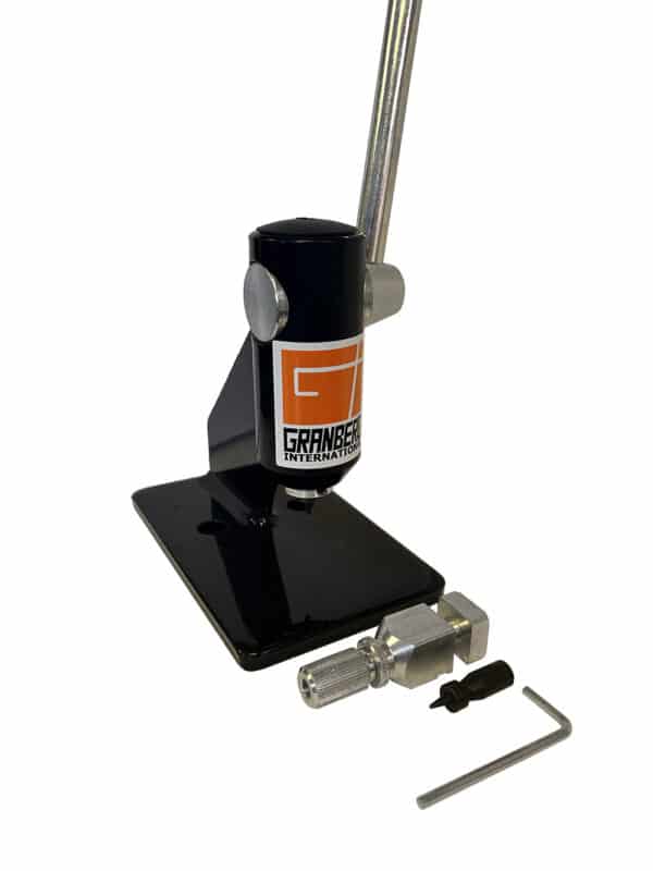 A black chain breaker sits on a white background.